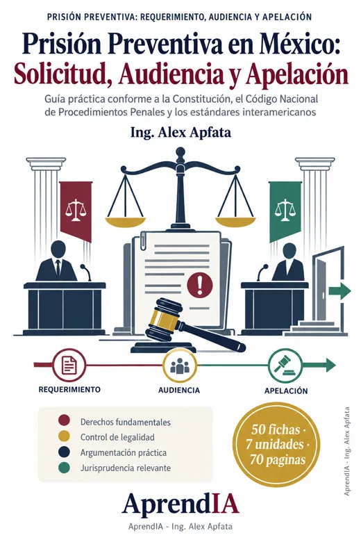 Prisión Preventiva en México: Solicitud, Audiencia y Apelación