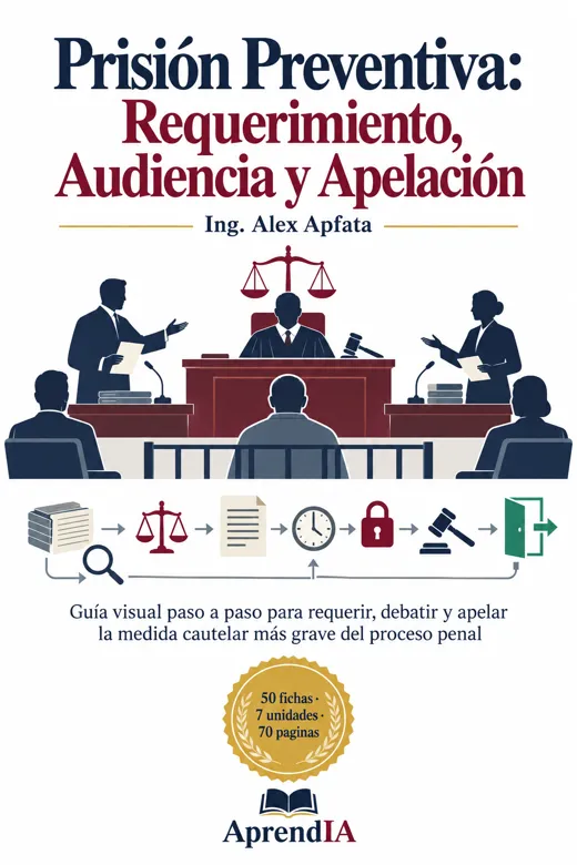 Prisión Preventiva: Requerimiento, Audiencia y Apelación