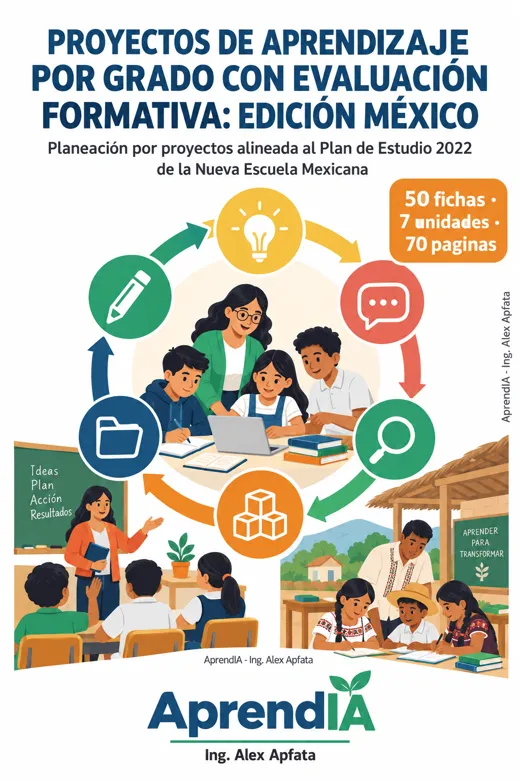 Proyectos de Aprendizaje por Grado con Evaluación Formativa: Edición México