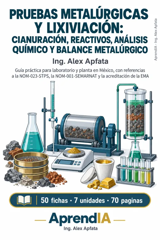 Pruebas Metalúrgicas y Lixiviación: Cianuración, Reactivos, Análisis Químico y Balance Metalúrgico