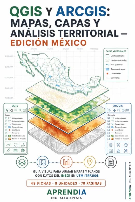 QGIS y ArcGIS: mapas, capas y análisis territorial — Edición México