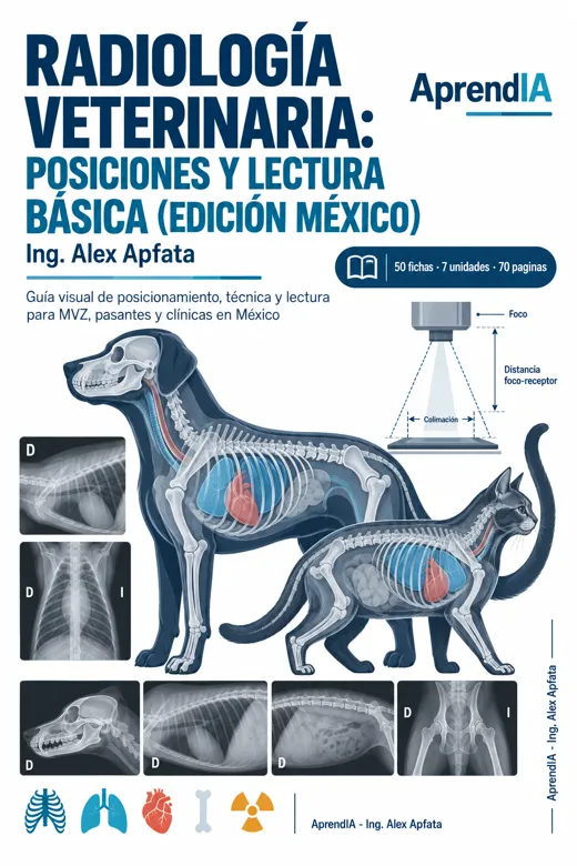Radiología Veterinaria: posiciones y lectura básica (Edición México)