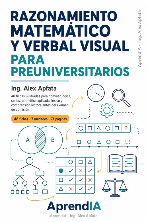 Razonamiento Matemático y Verbal Visual para Preuniversitarios