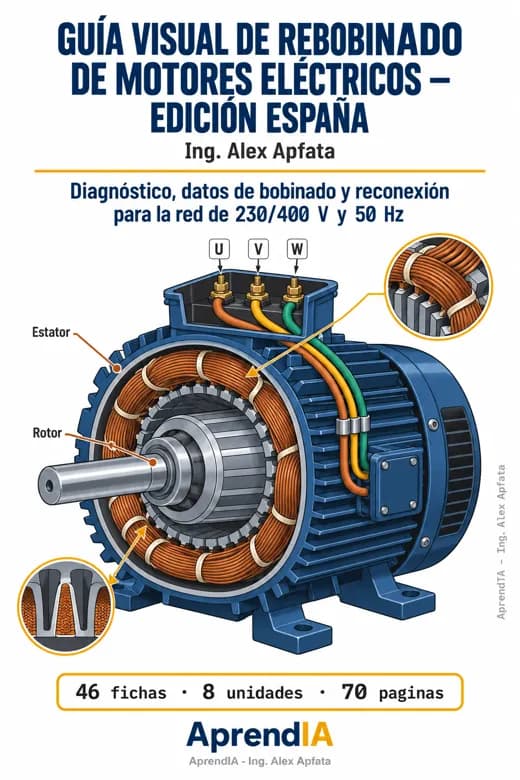 Guía Visual de Rebobinado de Motores Eléctricos — Edición España