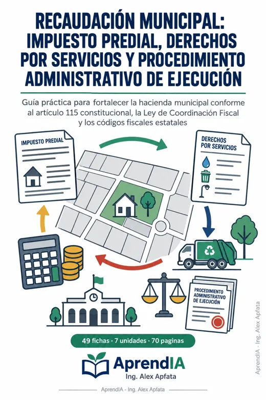 Recaudación Municipal: Impuesto Predial, Derechos por Servicios y Procedimiento Administrativo de Ejecución