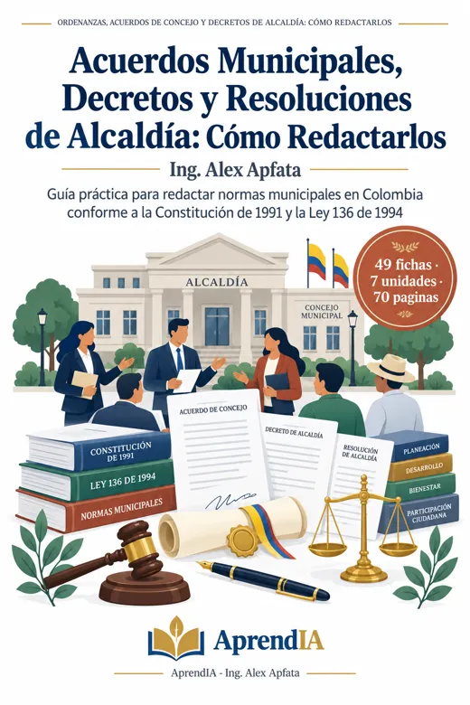 Acuerdos Municipales, Decretos y Resoluciones de Alcaldía: Cómo Redactarlos