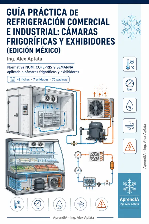 Guía Práctica de Refrigeración Comercial e Industrial: Cámaras Frigoríficas y Exhibidores (Edición México)