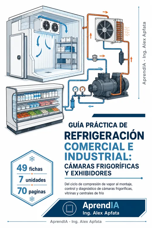 Guía Práctica de Refrigeración Comercial e Industrial: Cámaras Frigoríficas y Exhibidores
