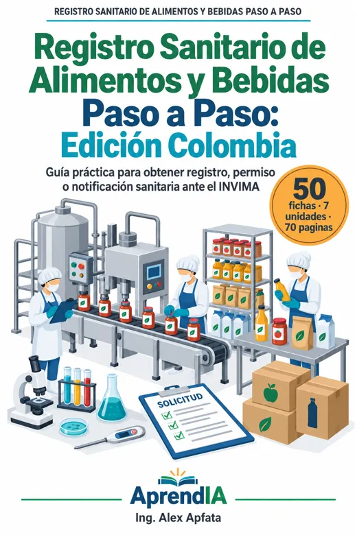 Registro Sanitario de Alimentos y Bebidas Paso a Paso: Edición Colombia