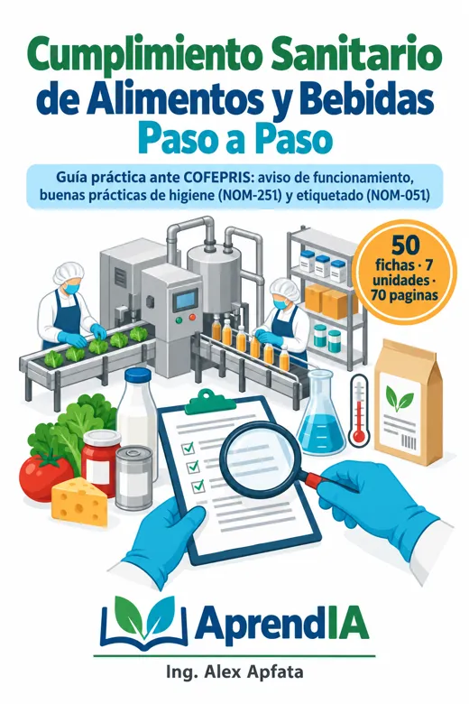 Cumplimiento Sanitario de Alimentos y Bebidas Paso a Paso