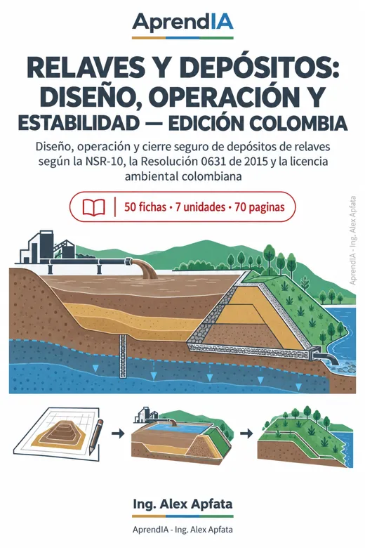 Relaves y Depósitos: Diseño, Operación y Estabilidad — Edición Colombia