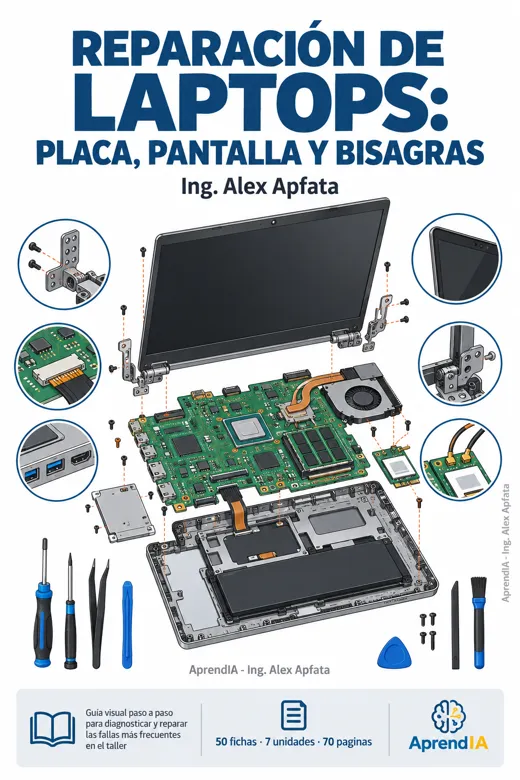 Reparación de Laptops: Placa, Pantalla y Bisagras