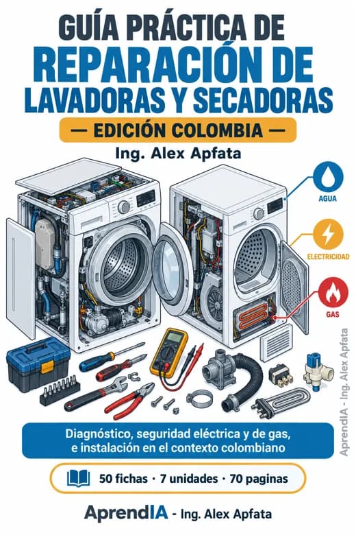 Guía Práctica de Reparación de Lavadoras y Secadoras — Edición Colombia