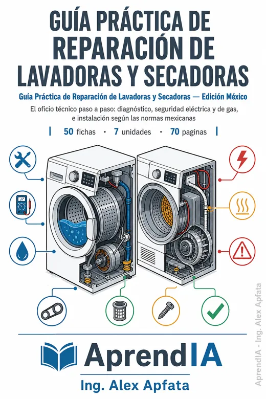 Guía Práctica de Reparación de Lavadoras y Secadoras — Edición México