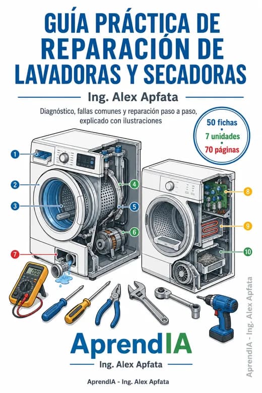 Guía Práctica de Reparación de Lavadoras y Secadoras