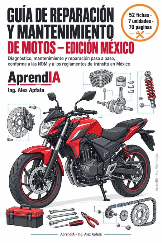 Guía de Reparación y Mantenimiento de Motos — Edición México