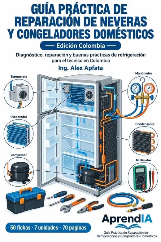 Guía Práctica de Reparación de Neveras y Congeladores Domésticos — Edición Colombia