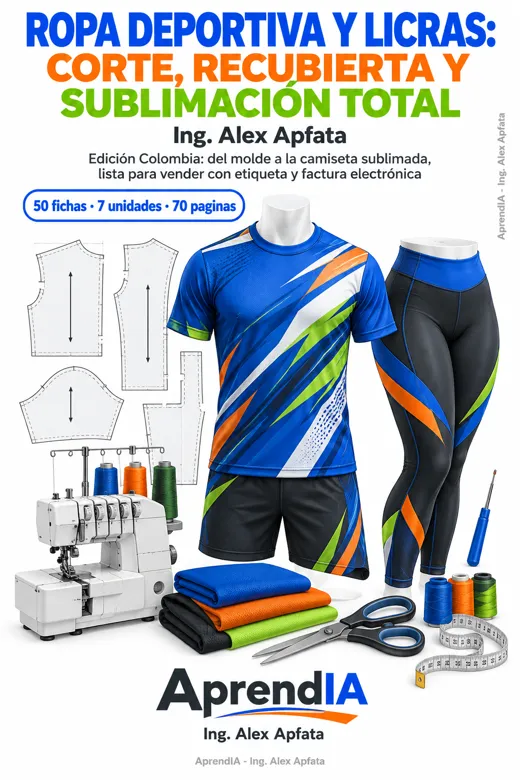 Ropa Deportiva y Licras: Corte, Recubierta y Sublimación Total