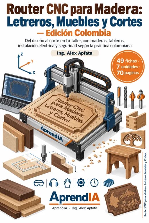 Router CNC para Madera: Letreros, Muebles y Cortes — Edición Colombia