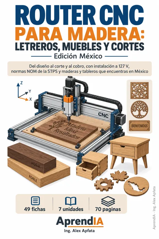 Router CNC para Madera: Letreros, Muebles y Cortes — Edición México