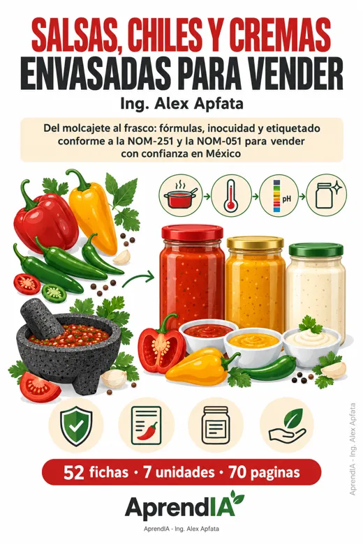 Salsas, Chiles y Cremas Envasadas para Vender