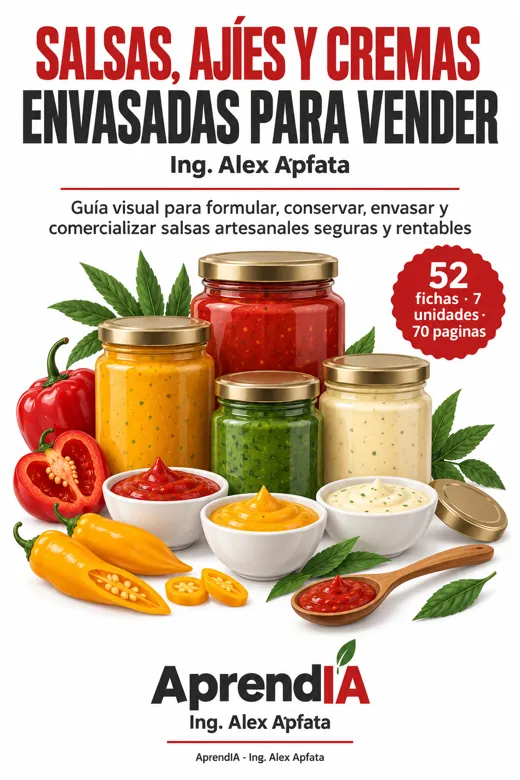 Salsas, Ajíes y Cremas Envasadas para Vender