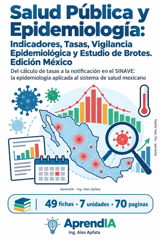 Salud Pública y Epidemiología: Indicadores, Tasas, Vigilancia Epidemiológica y Estudio de Brotes. Edición México