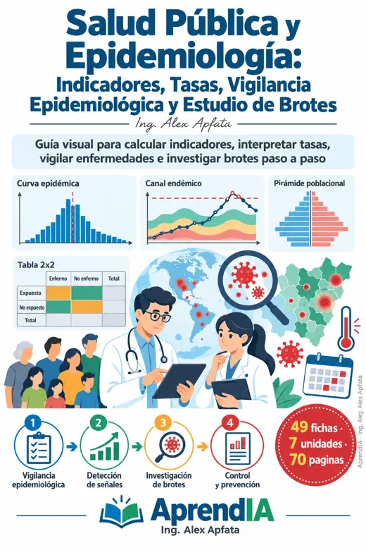 Salud Pública y Epidemiología: Indicadores, Tasas, Vigilancia Epidemiológica y Estudio de Brotes