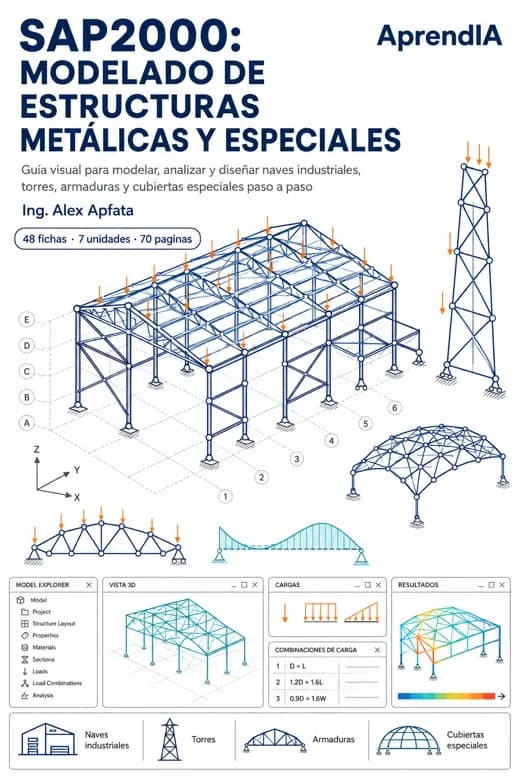 SAP2000: modelado de estructuras metálicas y especiales