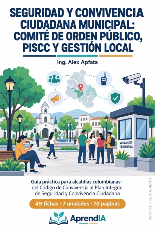 Seguridad y Convivencia Ciudadana Municipal: Comité de Orden Público, PISCC y Gestión Local