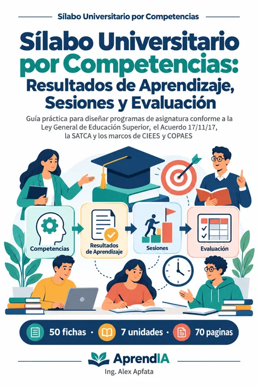 Sílabo Universitario por Competencias: Resultados de Aprendizaje, Sesiones y Evaluación