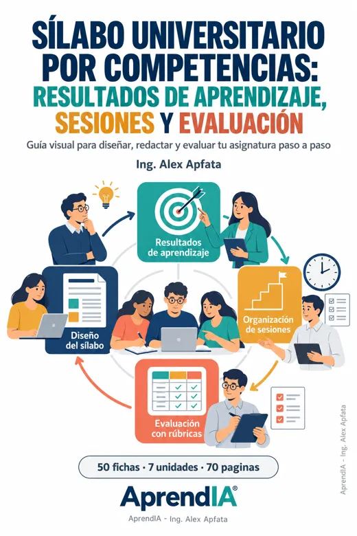 Sílabo Universitario por Competencias: Resultados de Aprendizaje, Sesiones y Evaluación