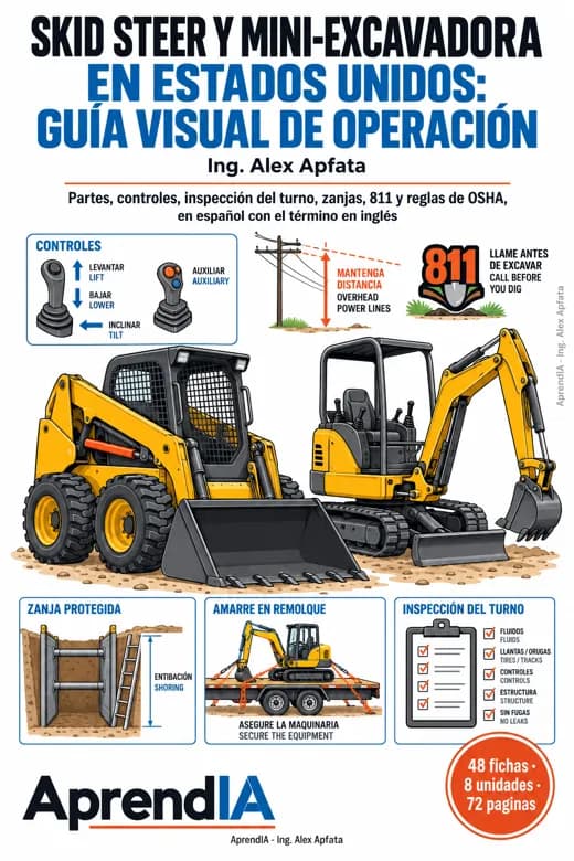 Skid Steer y Mini-Excavadora en Estados Unidos: Guía Visual de Operación