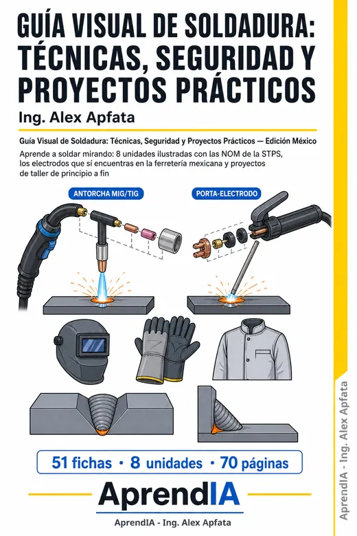 Guía Visual de Soldadura: Técnicas, Seguridad y Proyectos Prácticos — Edición México
