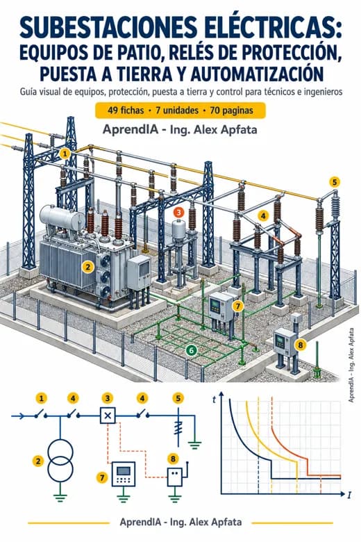 Subestaciones Eléctricas: Equipos de Patio, Relés de Protección, Puesta a Tierra y Automatización