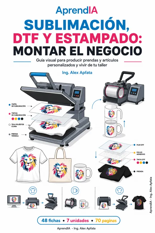 Sublimación, DTF y Estampado: montar el negocio
