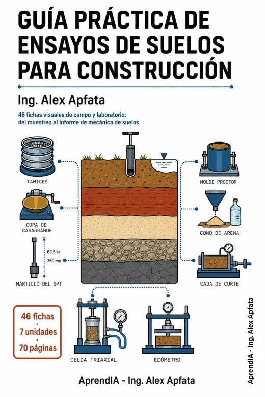 Guía práctica de ensayos de suelos para construcción