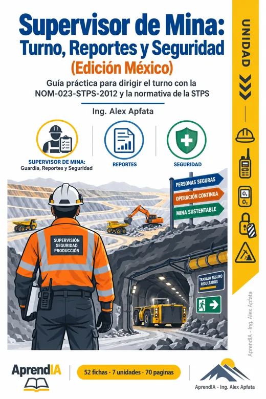 Supervisor de Mina: Turno, Reportes y Seguridad (Edición México)