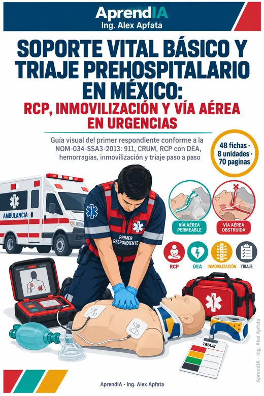 Soporte Vital Básico y Triaje Prehospitalario en México: RCP, Inmovilización y Vía Aérea en Urgencias