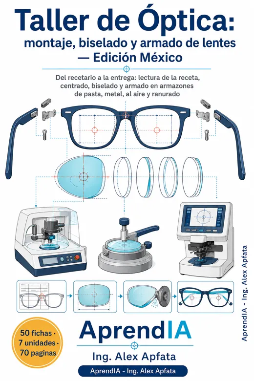 Taller de Óptica: montaje, biselado y armado de lentes — Edición México