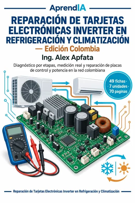 Reparación de Tarjetas Electrónicas Inverter en Refrigeración y Climatización — Edición Colombia