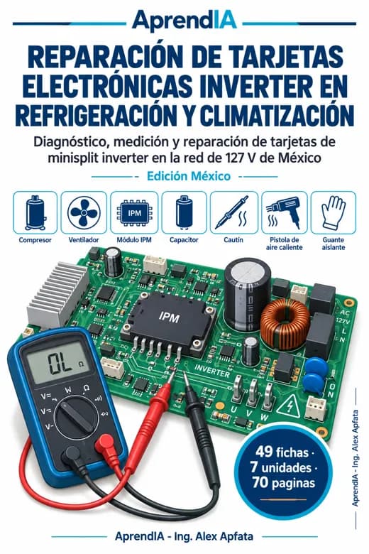 Reparación de Tarjetas Electrónicas Inverter en Refrigeración y Climatización — Edición México