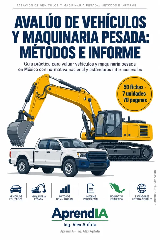 Avalúo de Vehículos y Maquinaria Pesada: Métodos e Informe
