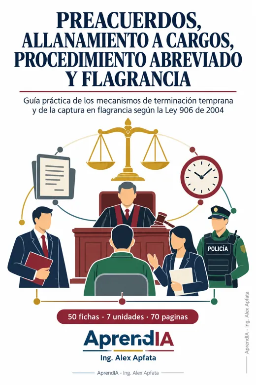 Preacuerdos, Allanamiento a Cargos, Procedimiento Abreviado y Flagrancia