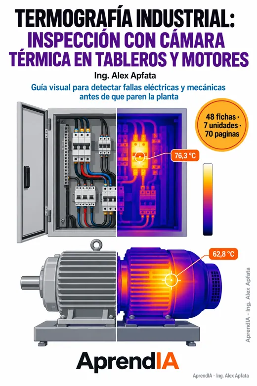 Termografía Industrial: inspección con cámara térmica en tableros y motores