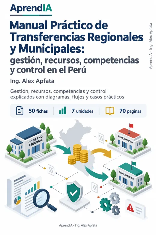 Manual Práctico de Transferencias Regionales y Municipales: gestión, recursos, competencias y control en el Perú