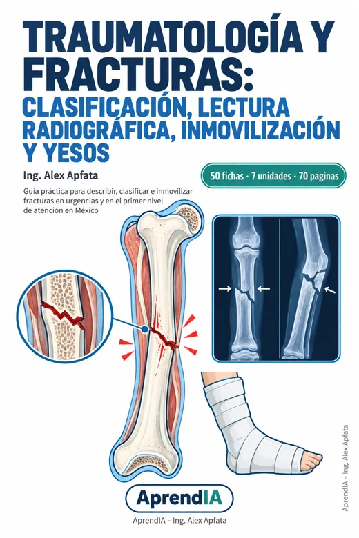 Traumatología y Fracturas: Clasificación, Lectura Radiográfica, Inmovilización y Yesos