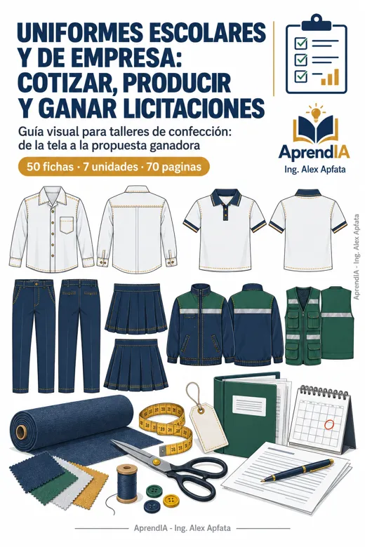 Uniformes Escolares y de Empresa: Cotizar, Producir y Ganar Licitaciones