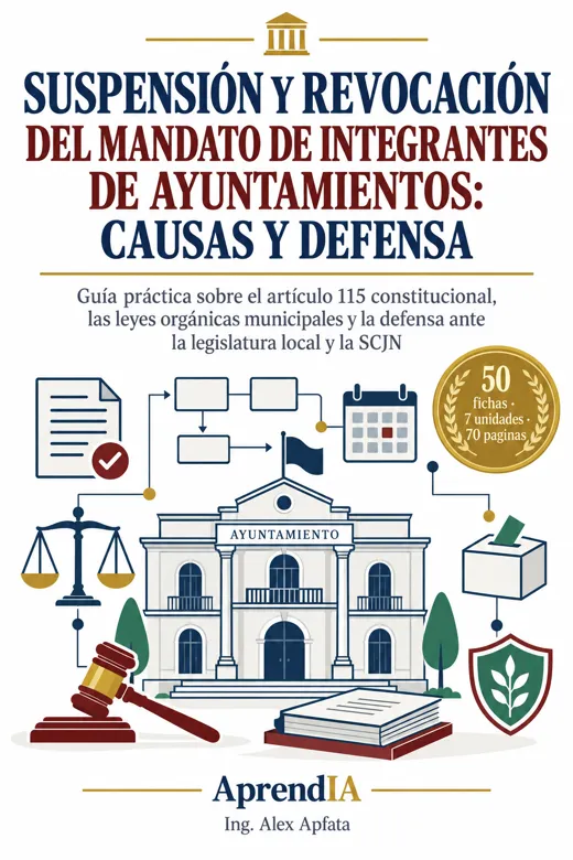 Suspensión y Revocación del Mandato de Integrantes de Ayuntamientos: Causas y Defensa