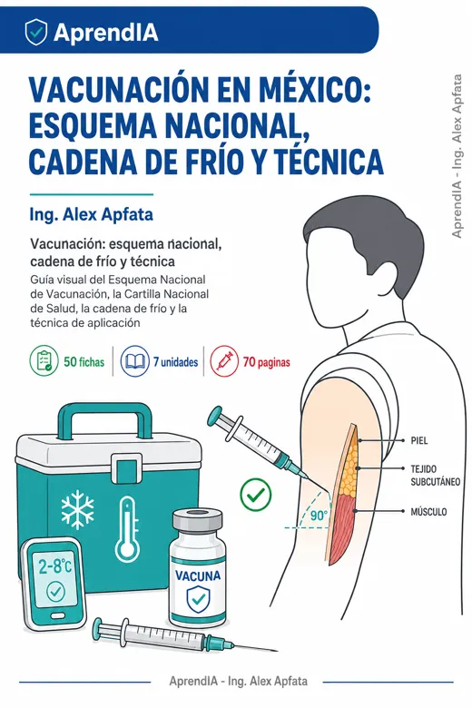 Vacunación en México: esquema nacional, cadena de frío y técnica